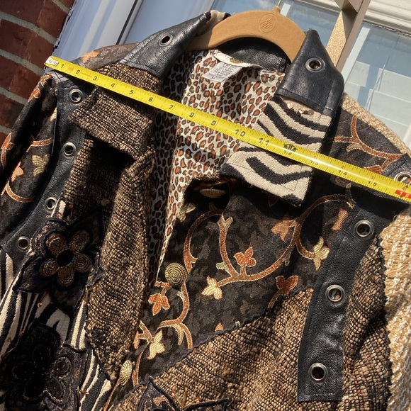 Sandy Starkman Coat/Jacket Embellished Sz XL - Picture 10 of 13